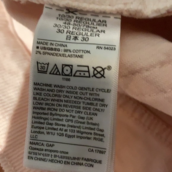 Gap pink corduroy skinny jeans - Picture 5 of 8